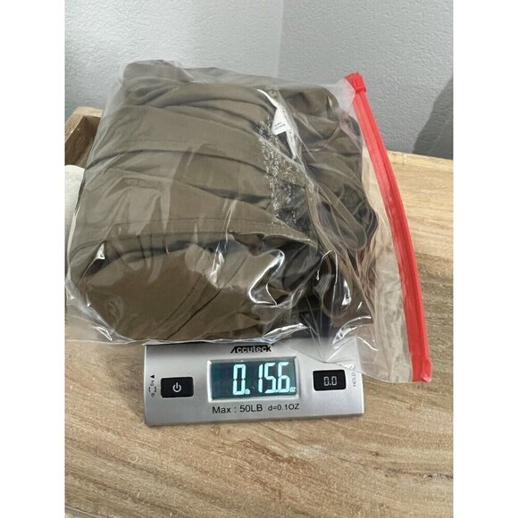 Prologue Olive Green V-Neck Sleeveless Cropped Jumpsuit L - Picture 10 of 10